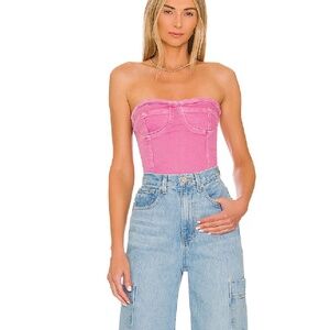 NWOT superdown Desa Crop Bustier Top Size: S